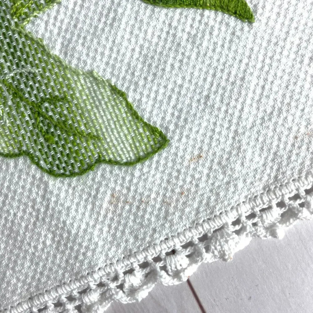 Handcrafted vintage embroidered